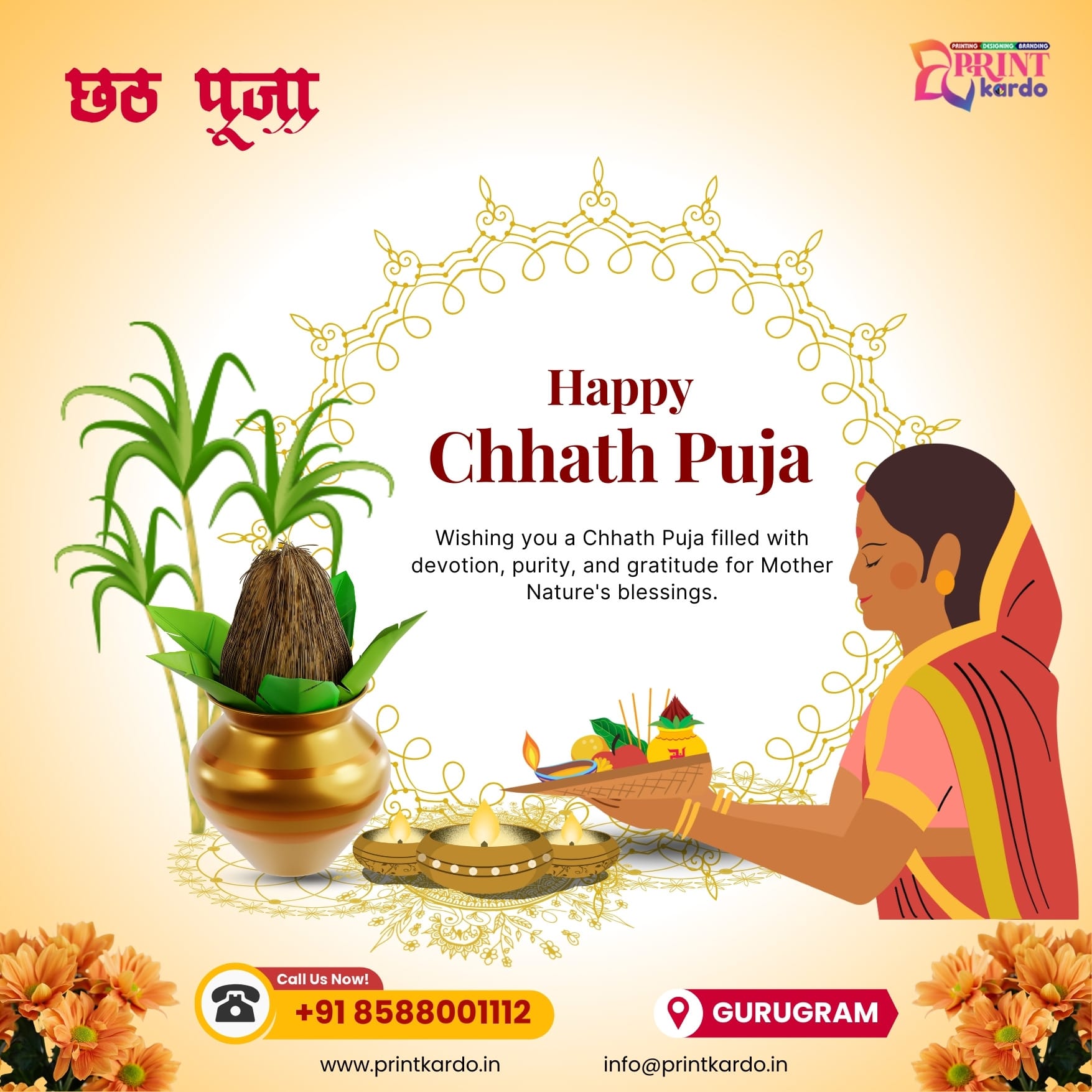 Celebrating Chhath Pooja: Embracing Tradition and Devotion with PrintKardo
