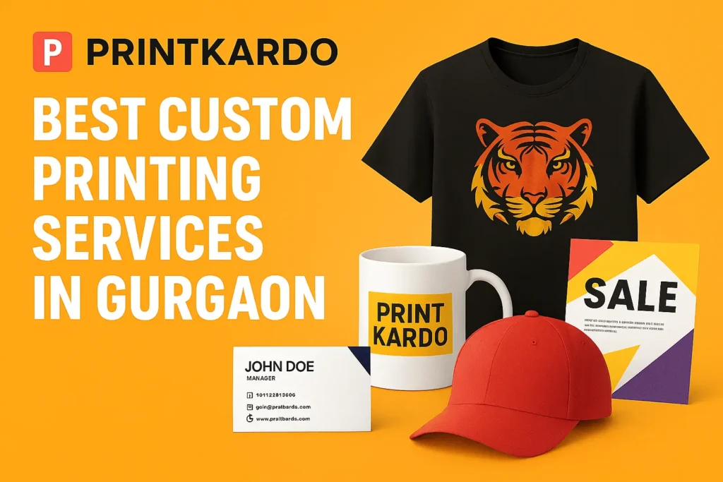 High-quality custom printing services in Gurgaon by PrintKardo